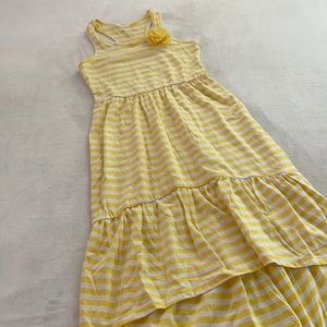 NWOT yellow high-low summer dress